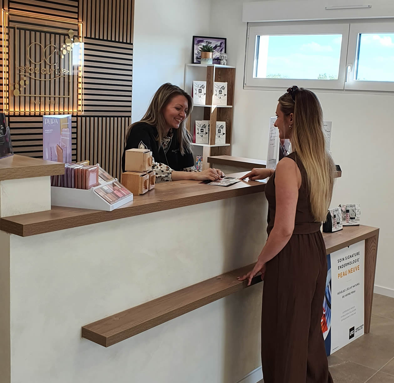 Cé Beauté Créhange entrée de l'institut